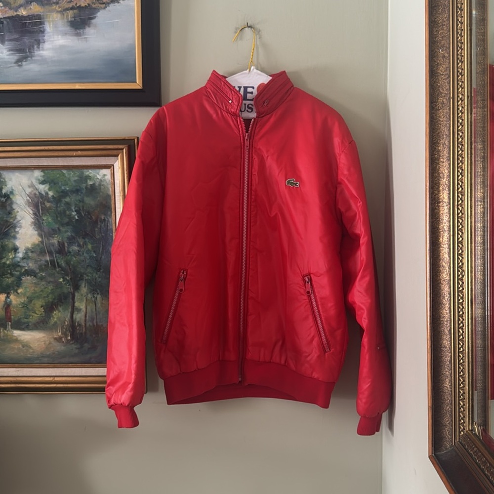 1980s Vintage Jacket size men’s small medium s m red thriller michael jackson